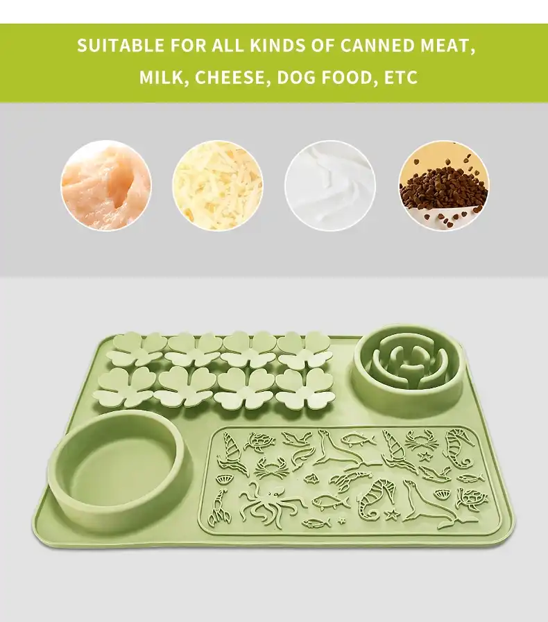 Rectangular Multi-Functional Pet Licking Mat