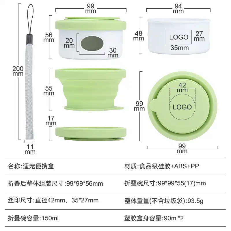 portable pet feeding bowl size portable pet feeding bowl size