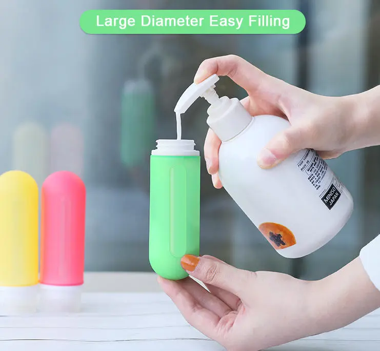 leakproof refillable toiletry containers