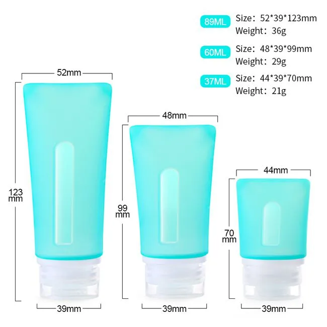 silicone travel bottles Ts1