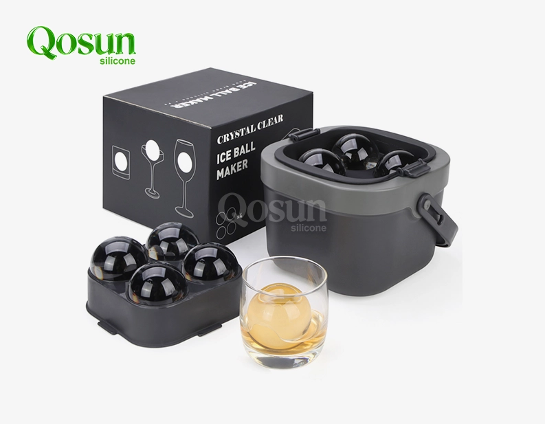 Moldes de silicona para xeo cristalino
