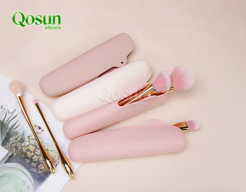 Bolsa de silicona para brochas de maquillaxe